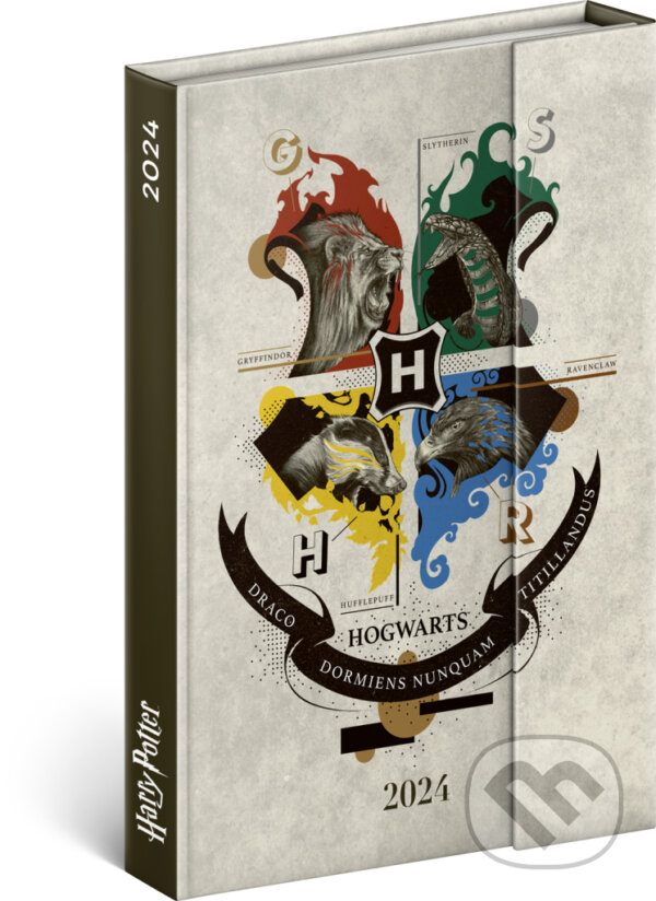 Týdenní magnetický diář Harry Potter 2024 (Notique). Notique, 2023