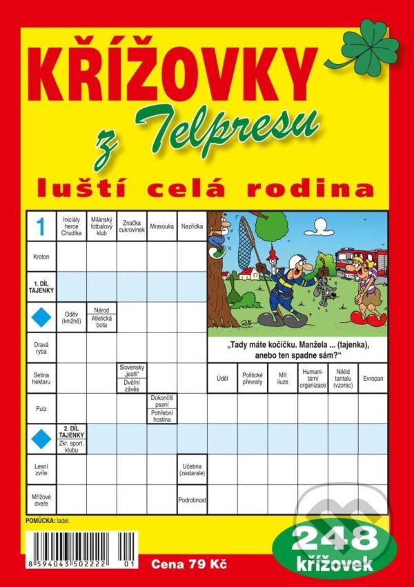Levně Křížovky z Telpresu luští celá rodina (248 křížovek 1/2023) - kniha z kategorie Klasické