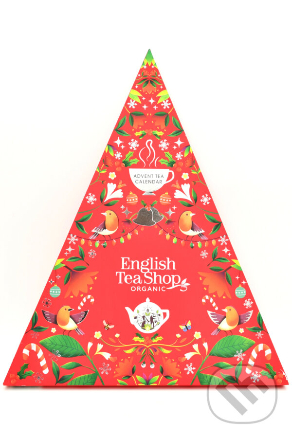 Levně ADVENT CALENDAR RED TRIANGULAR