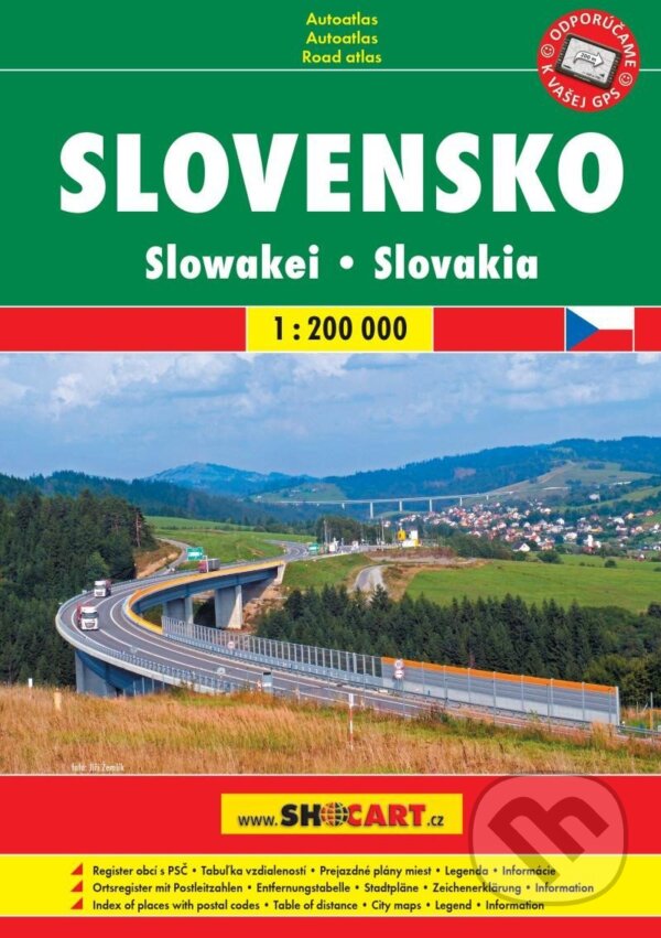 Levně Slovensko 1:200 000 / autoatlas...