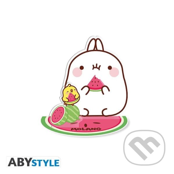 Levně Molang 2D akrylová figúrka - Molang and watermelon