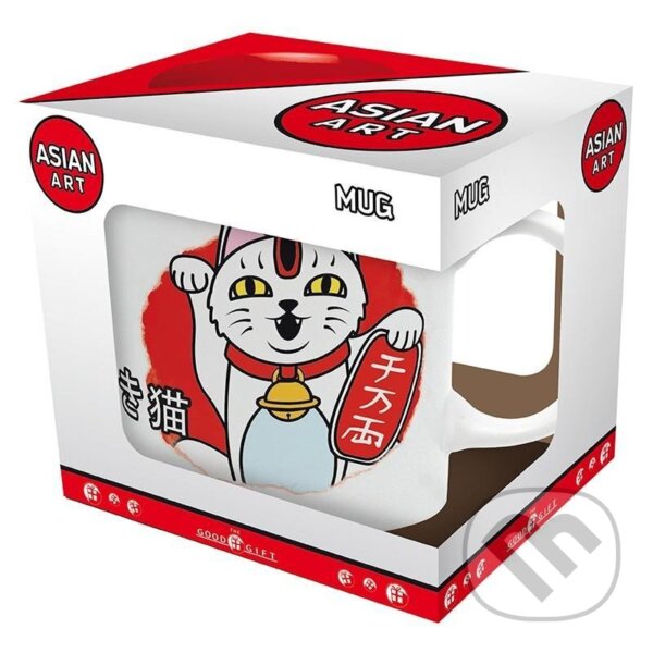 Levně Asian Art Hrnček keramický 320 ml - Lucky Cat