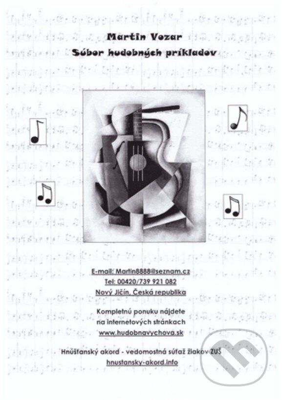 Kniha: Súbor hudobných príkladov (Martin Vozar). Martin Vozar, 2012