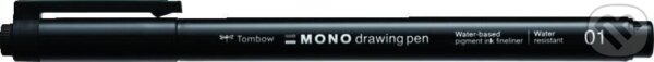 Tombow Fineliner MONO drawing pen - hrot 01 černá, , 2023