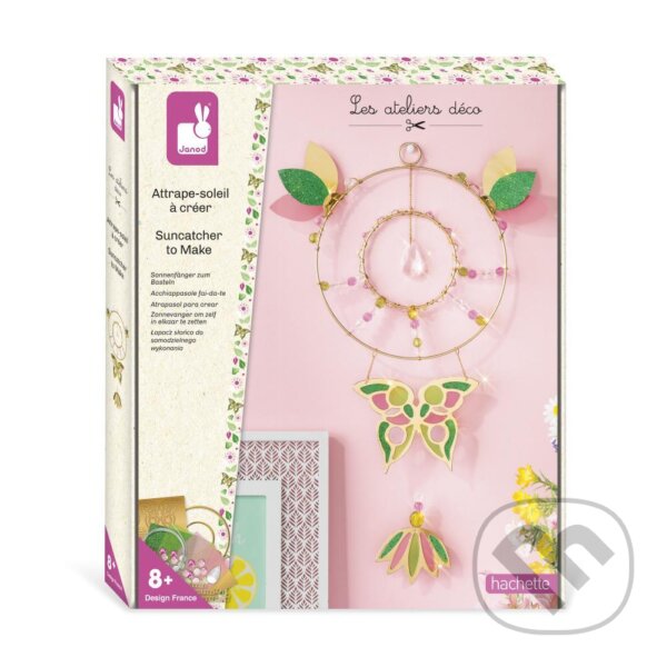 Levně Lapač slnka Trblietavý motýľ (Janod Atelier Deco od 8 rokov)