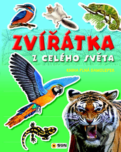 Levně Zvířátka celého světa (kniha plná samolepek) - kniha z kategorie Hádanky a riekanky