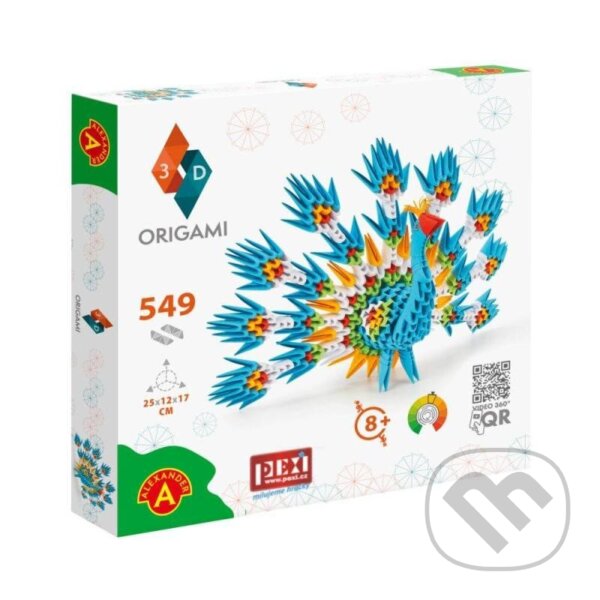 Levně PEXI Origami 3D - Páv - hra z kategorie Ostatné