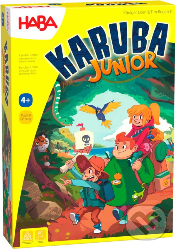 Levně Karuba junior SK CZ verzia (Haba Spoločenská hra pre deti) - hra z kategorie Ostatné