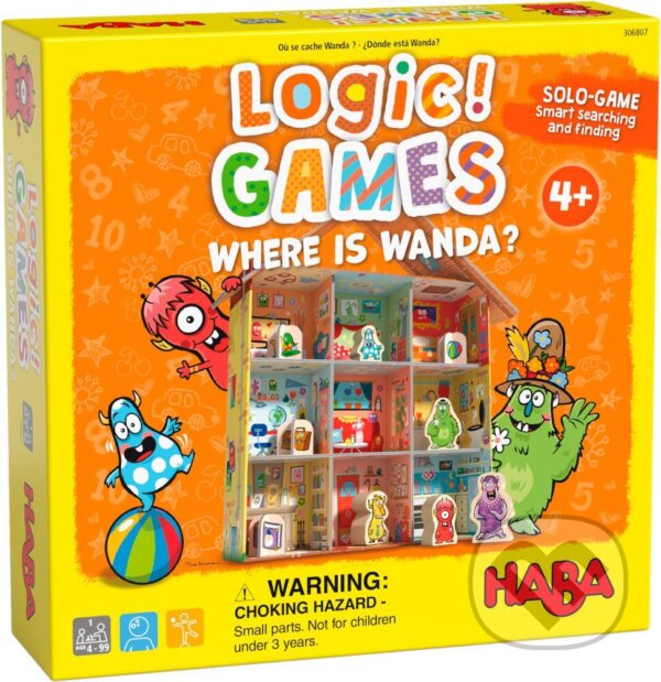 Spoločenská hra: Logická hra pre deti Kde je Wanda (Haba). Haba, 2023