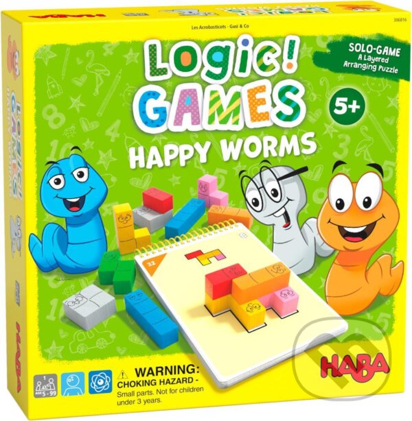 Levně Logická hra pre deti Freddy a priatelia (Haba Logic! GAMES od 5 rokov) - hra z kategorie Cestovné hry