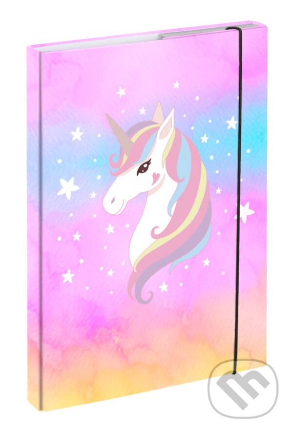Levně Desky na školní sešity Baagl Rainbow Unicorn (A4)