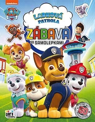 Levně Zábava so samolepkami: Labková patrola - kniha z kategorie Omaľovávanky