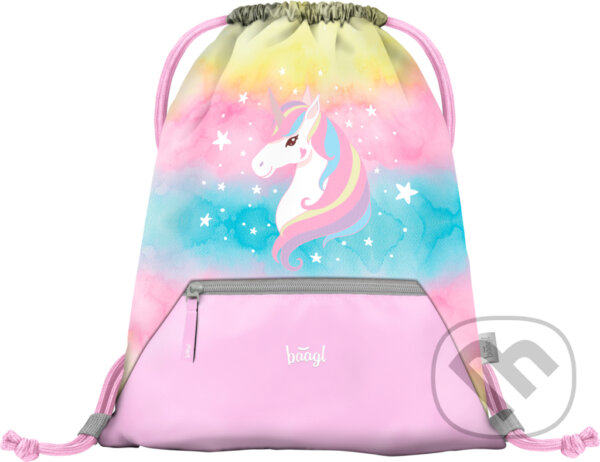 Levně Školní sáček Baagl Rainbow Unicorn