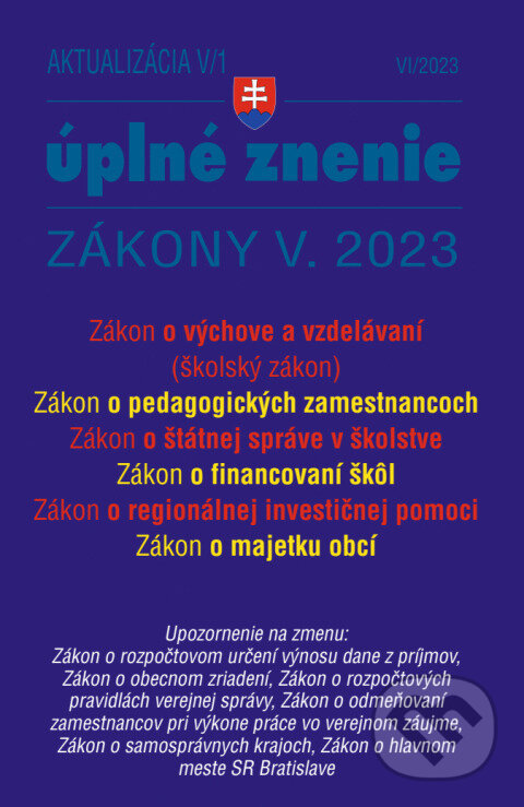 Levně Aktualizácia V/1 - štátna služba, informačné technológie verejnej správy - kniha z kategorie Právo