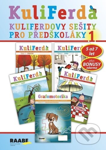 Levně KuliFerda (5–7 let) (SADA 5 pracovných sešitů č.1) - kniha z kategorie Materská škola a predškoláci