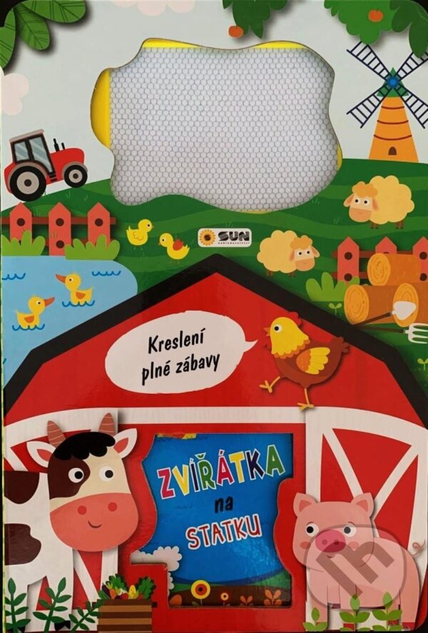 Levně Zvířátka na statku (Kreslení plné zábavy s magnetickou kreslící tabulkou)