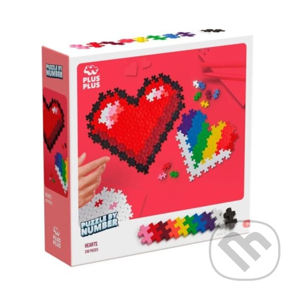 Levně Srdce (Plus-Plus stavebnice Skládej podle čísel) - puzzle z kategorie Ostatné
