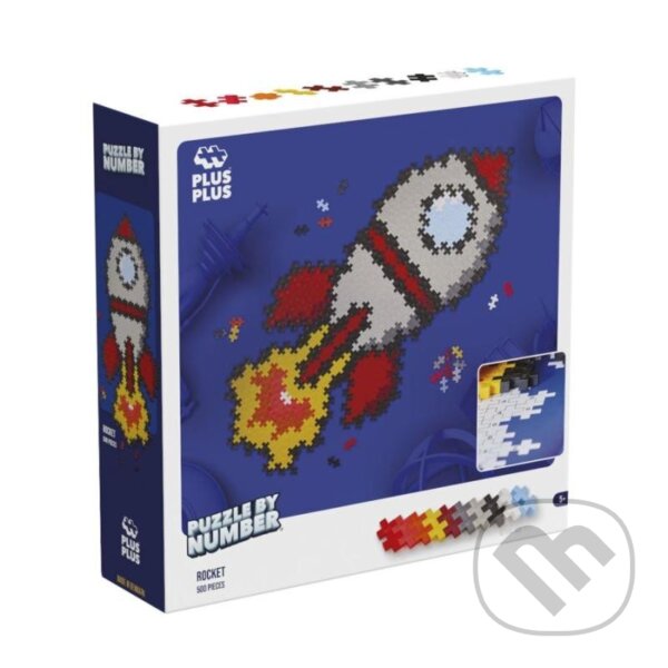Levně Raketa (Plus-Plus stavebnice Skládej podle čísel) - puzzle z kategorie Stavebnice