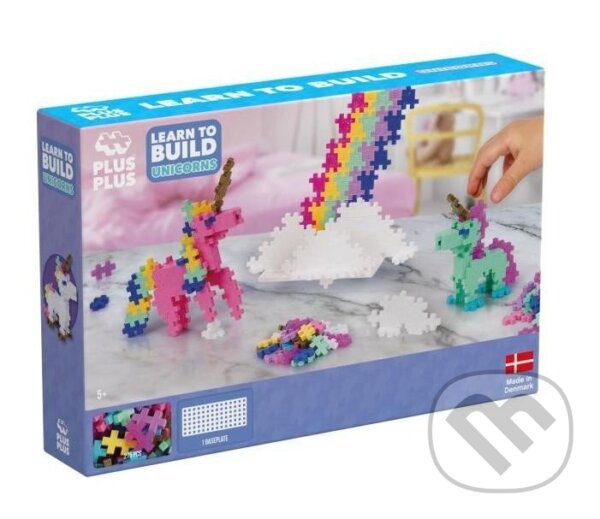 Levně Jednorožci (Plus-Plus stavebnice Nauč se stavět) - puzzle z kategorie 3D puzzle