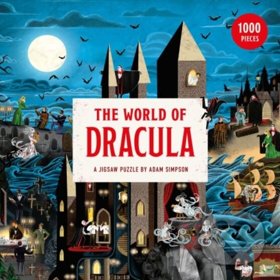 Levně The World of Dracula (A Jigsaw Puzzle by Adam Simpson) - puzzle z kategorie 500 – 1000 dielikov