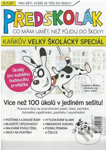 Levně Předškolák speciál - Kaňkův velký školácký speciál - kniha z kategorie Materská škola a predškoláci