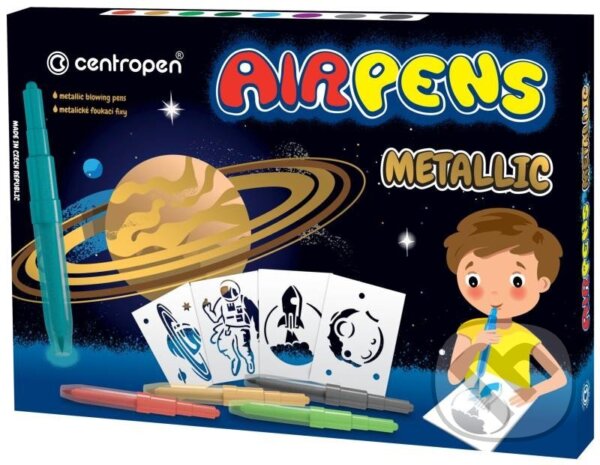 Levně Centropen Foukací fixy Air Pens 1590 Metallic (8 ks)