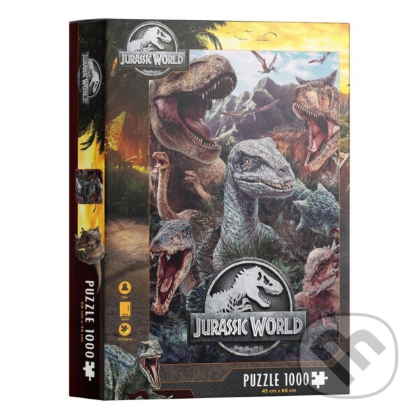 Levně Jurský svet - Dinosaurí - puzzle z kategorie Zvieratá