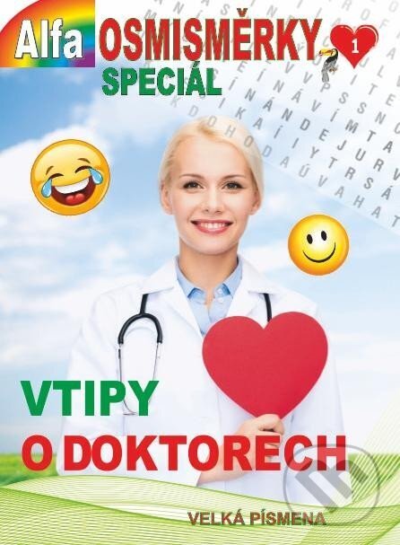 Osmisměrky speciál 1/2023 - Vtipy o doktorech Alfasoft s.r.o.