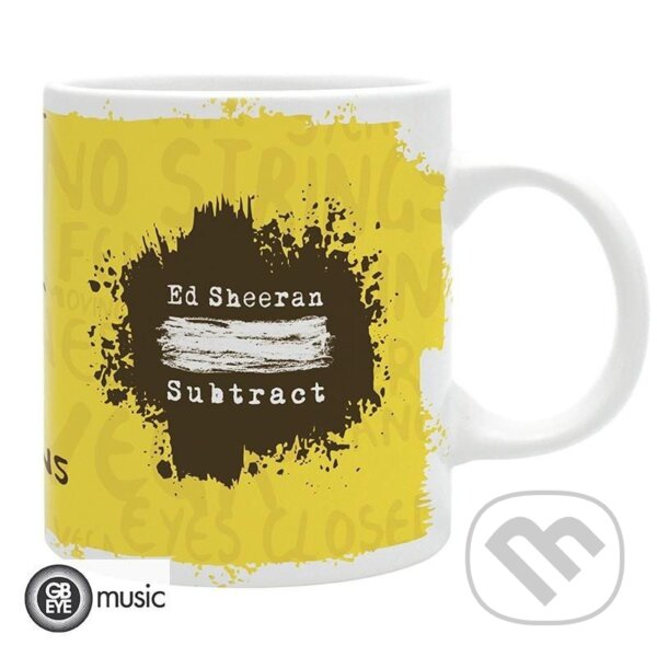 Levně Ed Sheeran Hrnček keramický 320 ml - Subtract