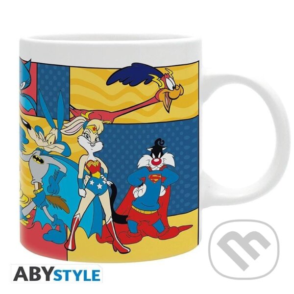 Levně Looney Tunes Hrnček keramický 320 ml - DC Comics Mash Up
