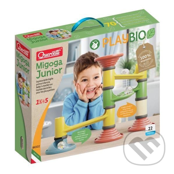 Levně PlayBio - Migoga Junior - veľká guľôčková dráha - hra z kategorie Stavebnice