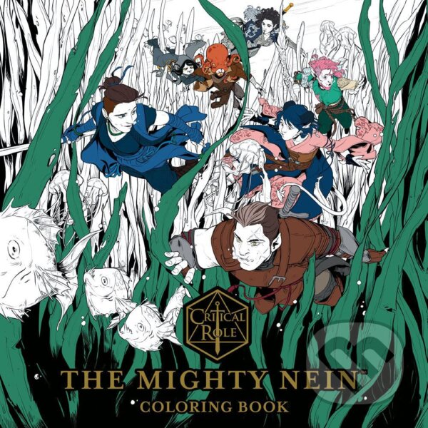 Levně Critical Role: The Mighty Nein Coloring Book - kniha z kategorie Omaľovávanky