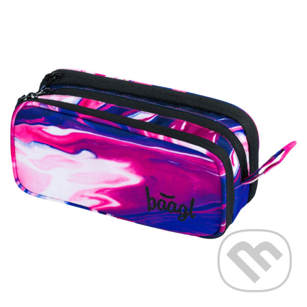 Levně Študentský peračník etui Baagl Eggy Marble