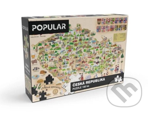 Levně Mapa České republiky - puzzle z kategorie Ostatné