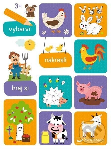 Levně Vybarvi, nakresli, hraj si - kniha z kategorie Omaľovávanky