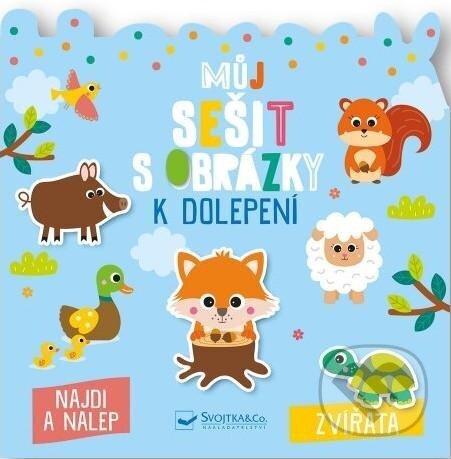 Levně Zvířata - Můj sešit s obrázky k dolepení - kniha z kategorie Samolepky