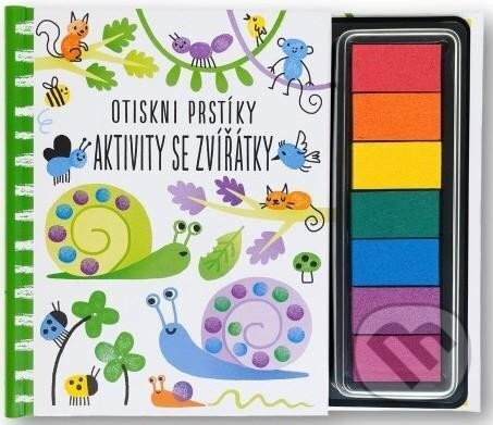 Levně Otiskni prstíky: Aktivity se zvířátky - Fiona Wattová - kniha z kategorie Omaľovávanky