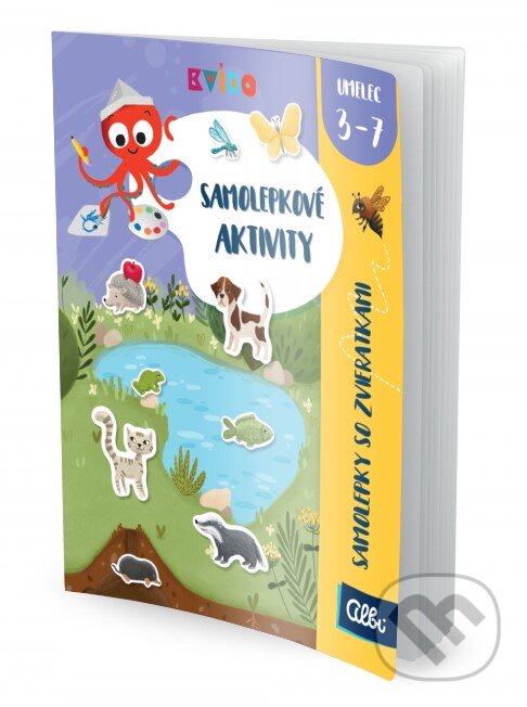 Levně Kvído: Samolepky so zvieratkami (samolepkové aktivity) - kniha z kategorie Samolepky