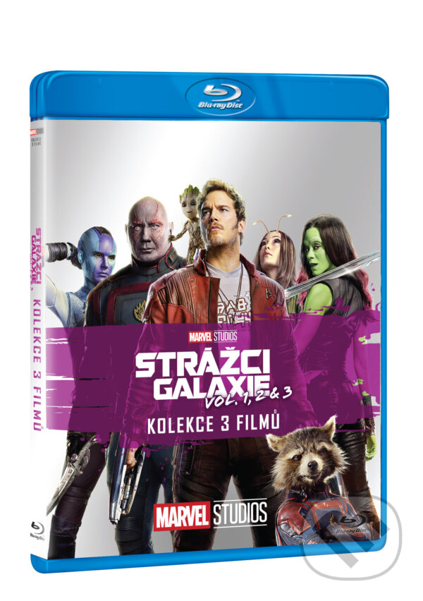 Levně Strážci Galaxie kolekce 1.-3. (3BD) - James Gunn - film z kategorie Akčné sci-fi