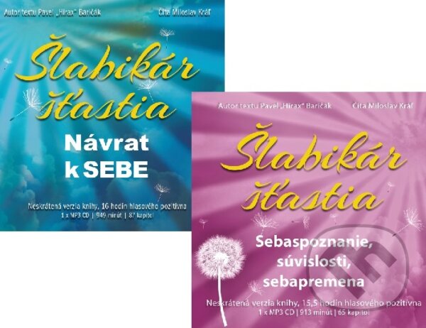 Levně Šlabikár šťastia 1+2 (Kolekcia) - Pavel Hirax Baričák - audiokniha z kategorie Pozitívne myslenie