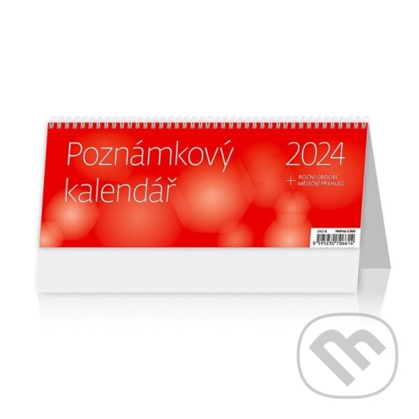 Kalendář stolní 2024 - Poznámkový kalendář OFFICE, Helma365, 2023