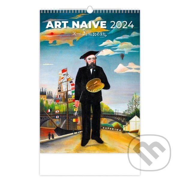 Kalendář nástěnný 2024 - Art Naive - Henri Rousseau, Helma365, 2023