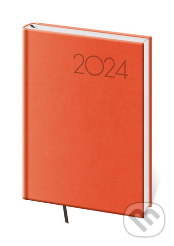 Diář 2024 týdenní A5 Print Pop - oranžová, Helma, 2023