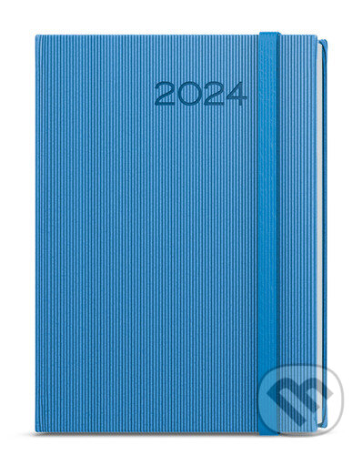 Týdenní diář 2024 Oskar Vigo A5 modrá, Baloušek, 2023
