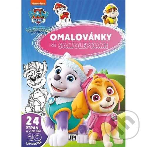 Omalovánky se samolepkami Tlapková patrola A4 Jiri Models