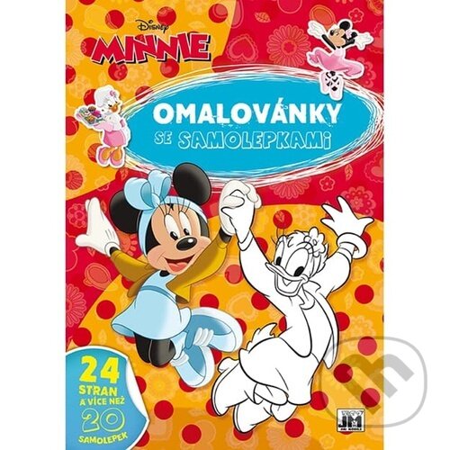 Levně Omalovánky se samolepkami Minnie - kniha z kategorie Samolepky