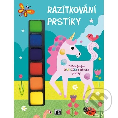 Levně Razítkování prstíky: Jednorožec - kniha z kategorie Omaľovávanky