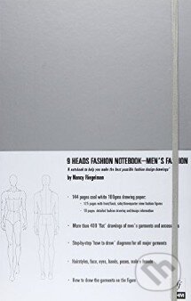 Levně 9 Heads Fashion Notebook - Men's Fashion - Nancy Riegelman