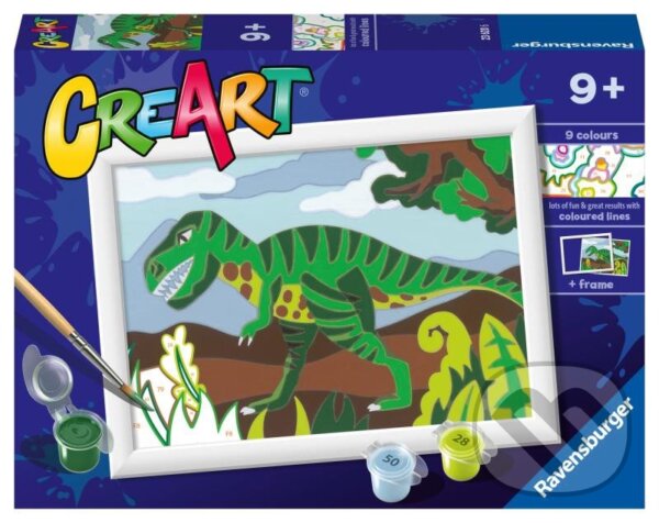Levně Ravensburger CreArt - Toulající se dinosaurus - hra z kategorie Ostatné