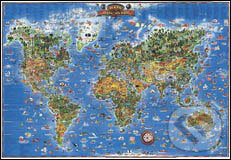 Detská mapa sveta, Slovart, 2001
